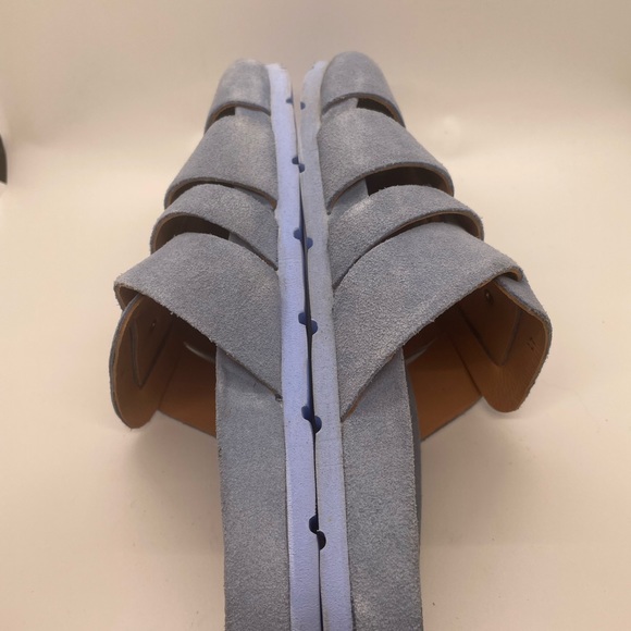 Free People Women's Sunday Season Footbed Mules in blue Size 41 - Picture 4 of 7